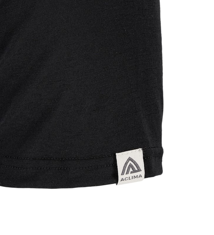 Aclima LightWool 140 Classic Tee Antler M's Jet Black