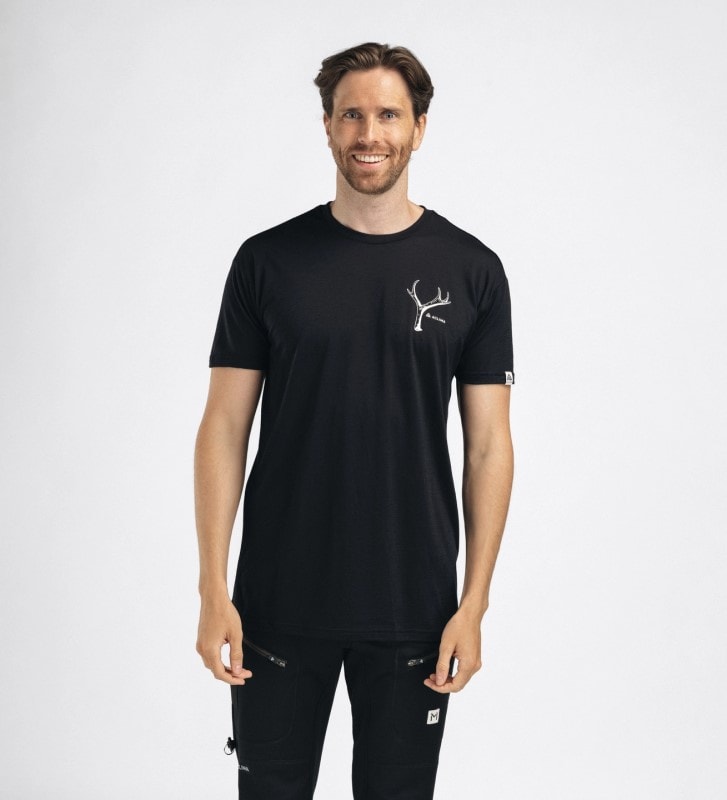 Aclima LightWool 140 Classic Tee Antler M's Jet Black