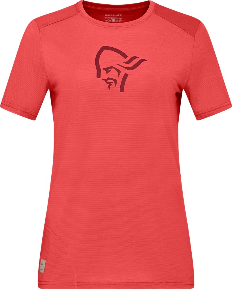Norrøna Femund Equaliser Merino T-Shirt (W) Paprika