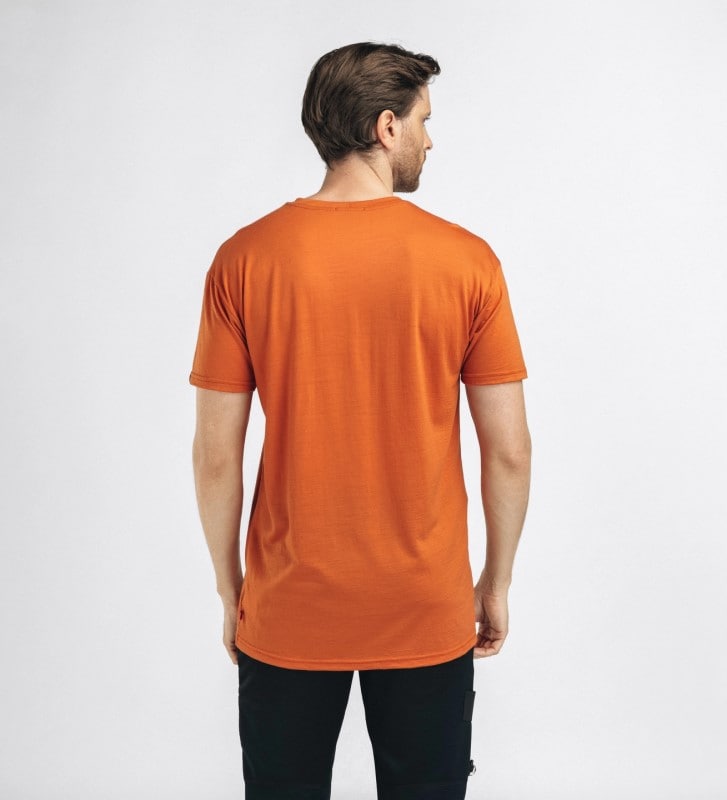Aclima LightWool 140 Classic Tee Antler M's Apricot Orange
