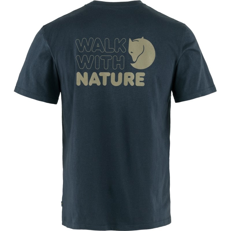 Fjällräven Walk With Nature T-Shirt M Dark Navy