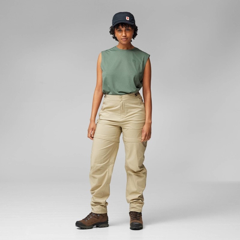 Fjällräven Abisko Hike Zip-Off Trousers Regular W Fossil