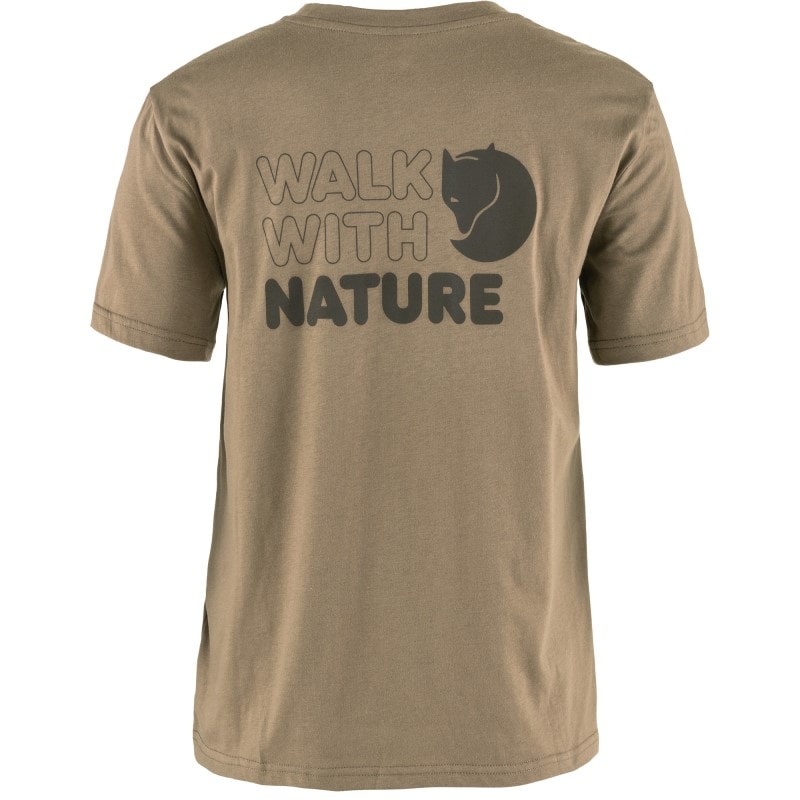 Fjällräven Walk With Nature T-Shirt W Suede Brown