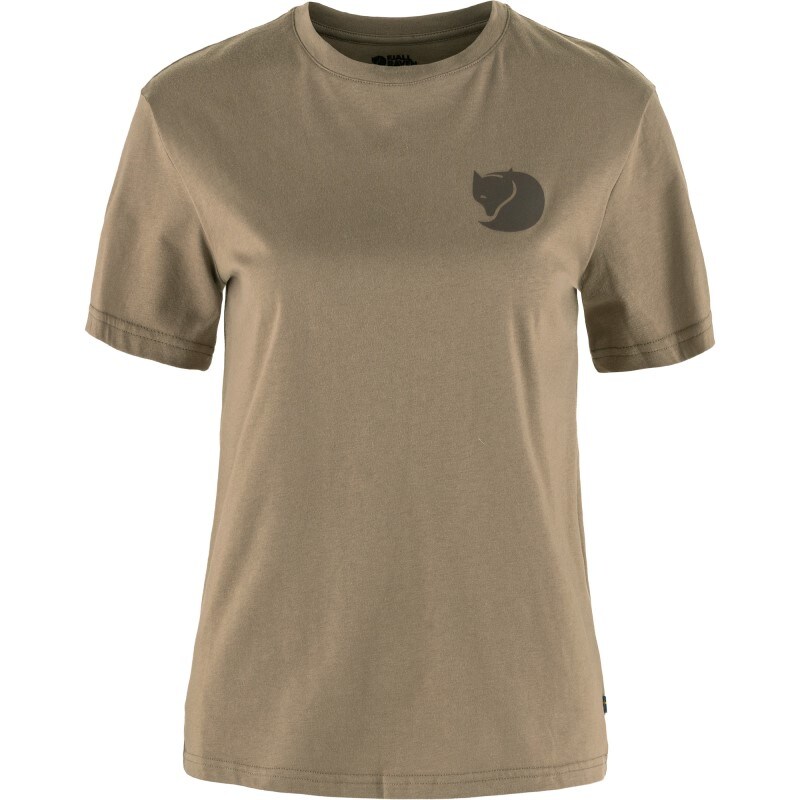 Fjällräven Walk With Nature T-Shirt W Suede Brown