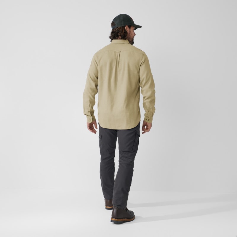 Fjällräven Övik Travel Shirt LS M Dark Navy
