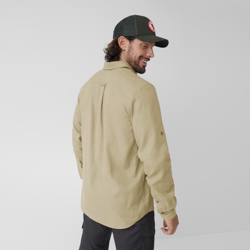 Fjällräven Övik Travel Shirt LS M Dark Navy