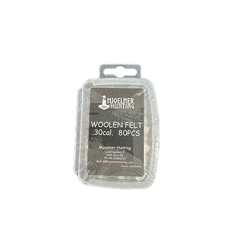 Mjoelner Pussepropp Woolen Felt 30.Kal 80pcs