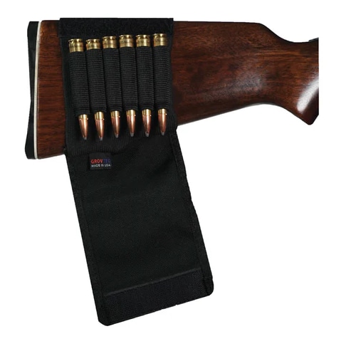GrovTec Rifle Buttstock Ammo Holder W/ Cover