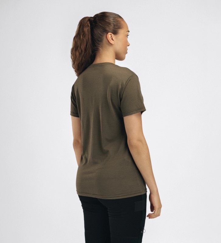 Aclima LightWool 140 classic tee antlers W's tarmac