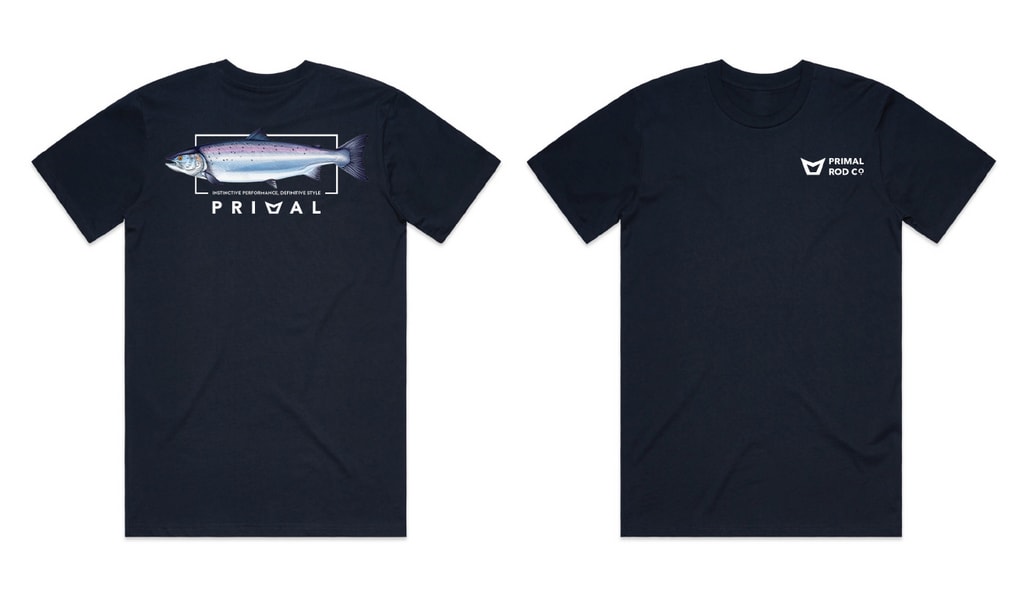 Primal Artist Tee Salmon Navy