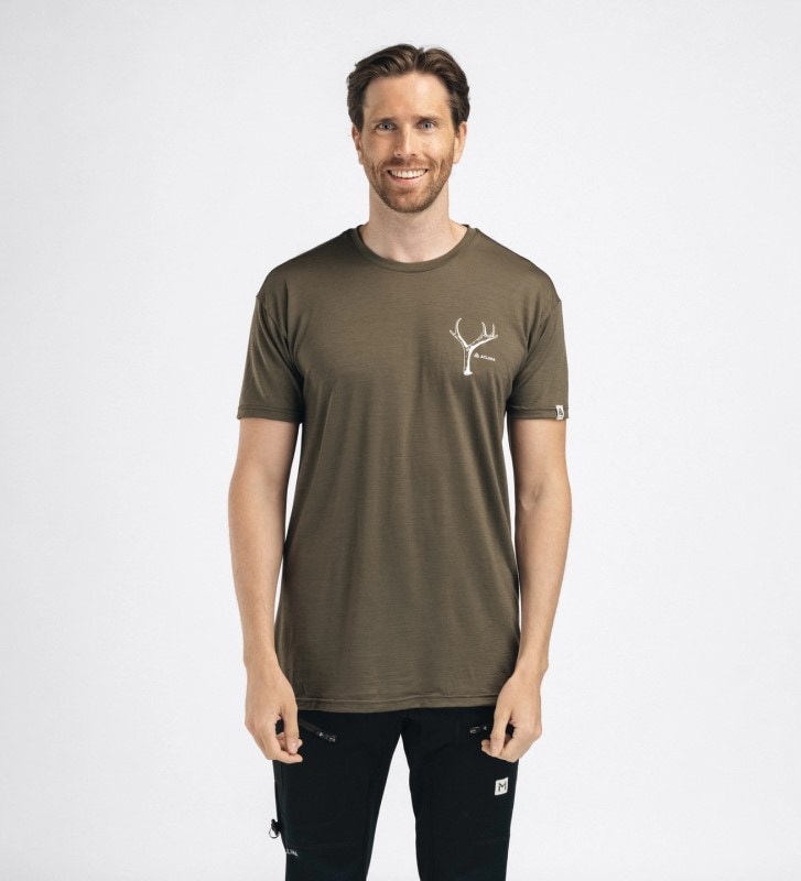 Aclima LightWool 140 Classic Tee Antler M's Tarmac