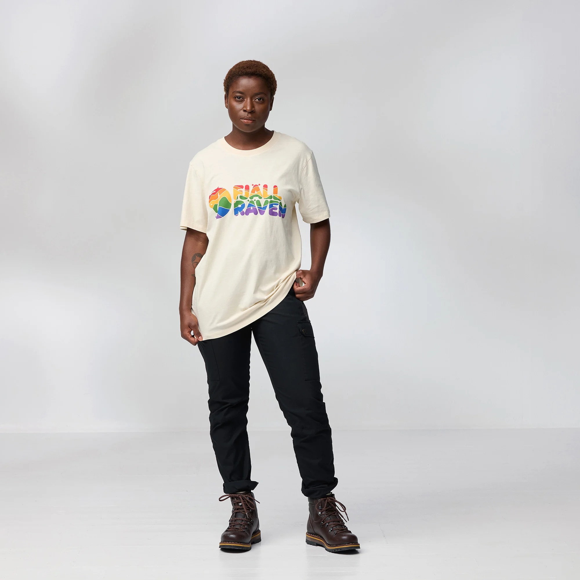 Fjällräven Rainbow T-shirt M CHALK WHITE