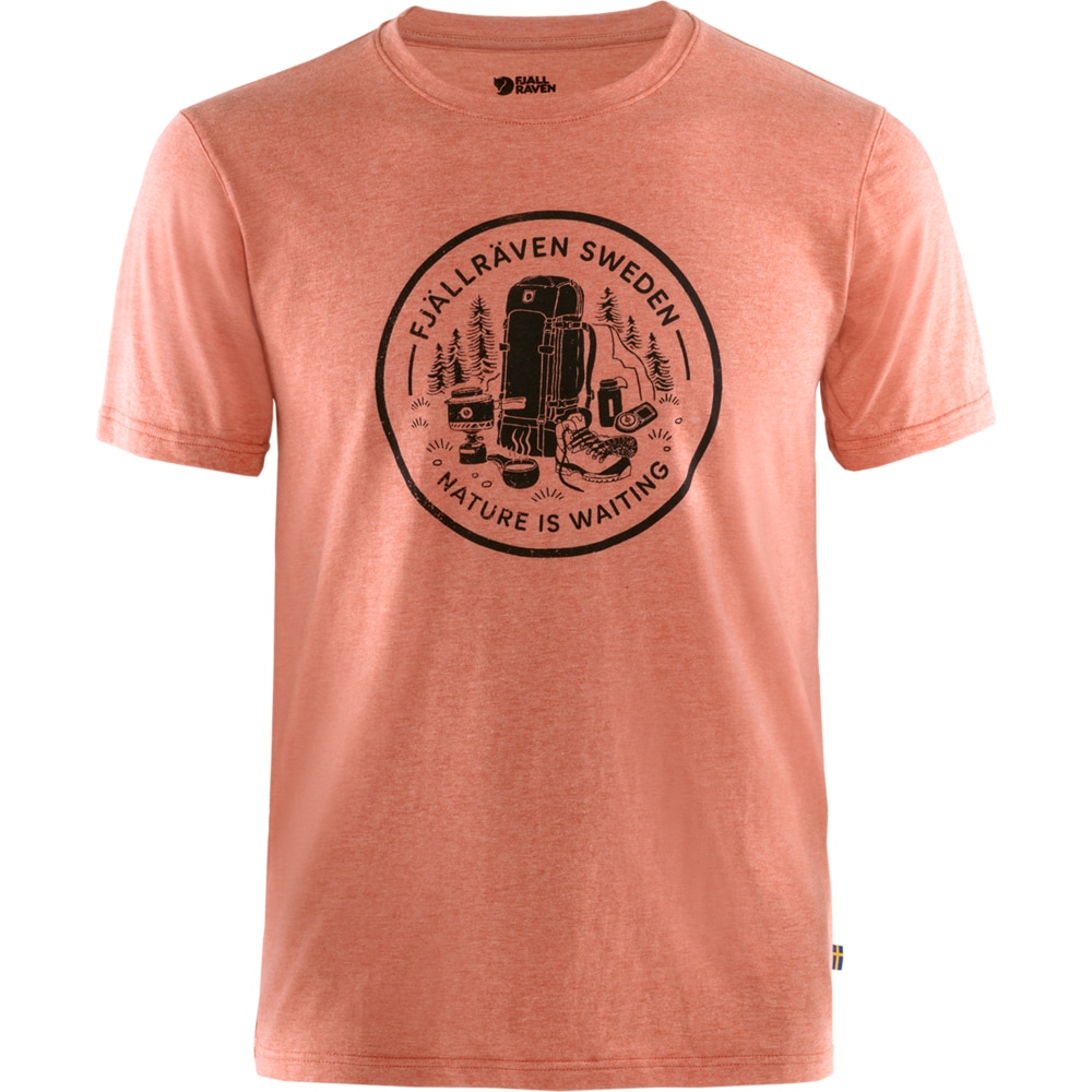 Fjällräven Fikapaus T-Shirt M ROWAN RED-MELANGE