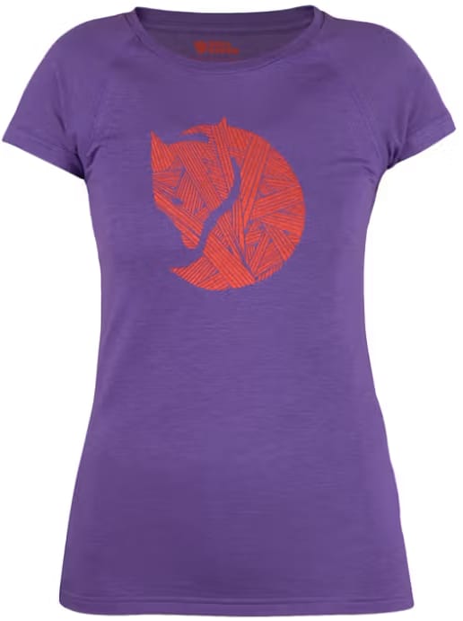 Fjällräven Abisko Trail T-shirt PURPLE W Print