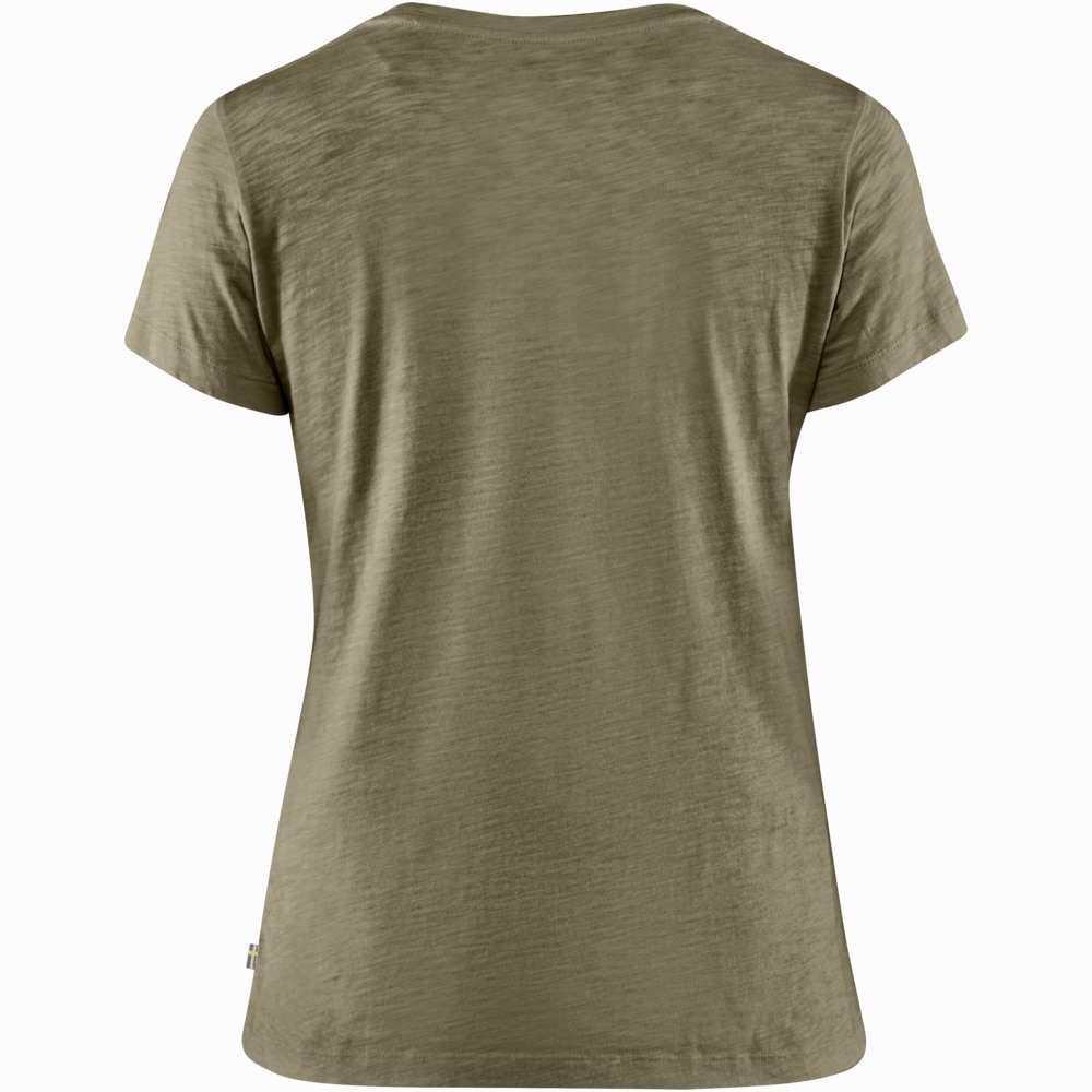 Fjällräven Forever Nature Badge T-Shirt W LIGHT OLIVE