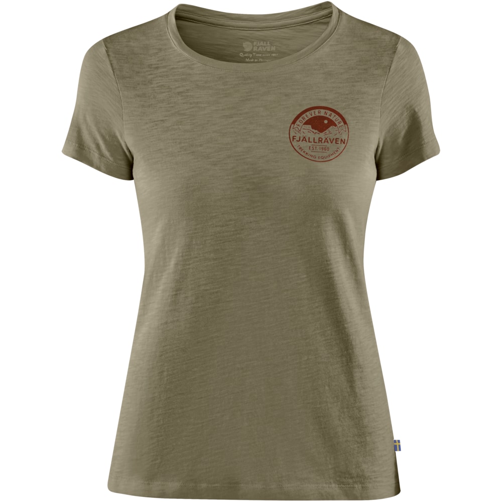 Fjällräven Forever Nature Badge T-Shirt W LIGHT OLIVE