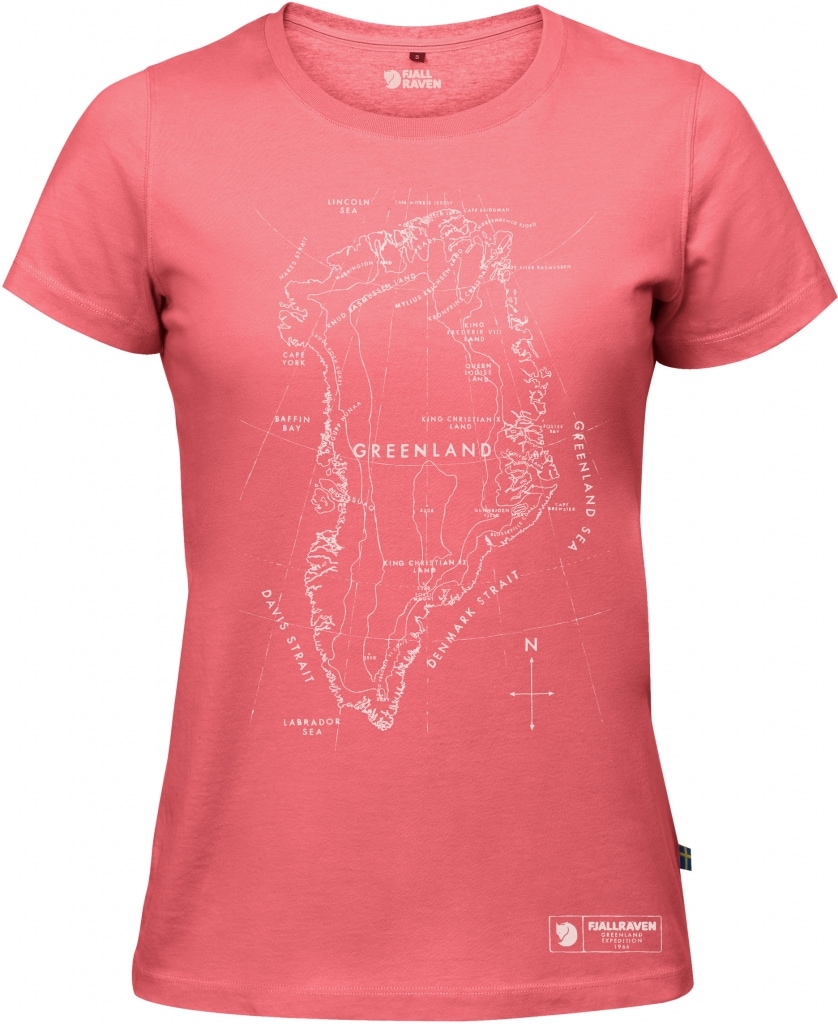 Fjällräven Greenland Printed T-Shirt W PEACH PINK