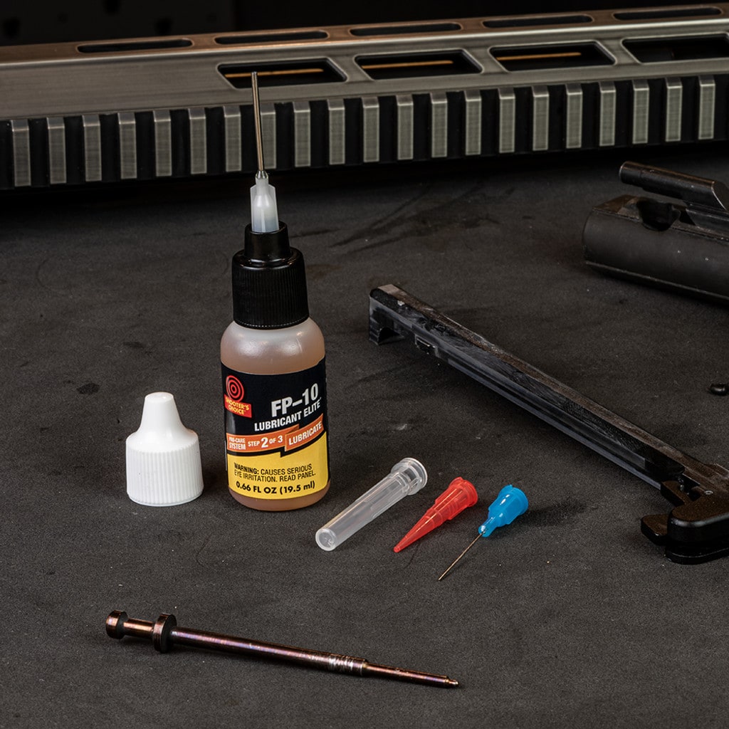 Shooter's Choice FP-10 Lubricant Elite CLP Bottle with Precision Applicator Tips