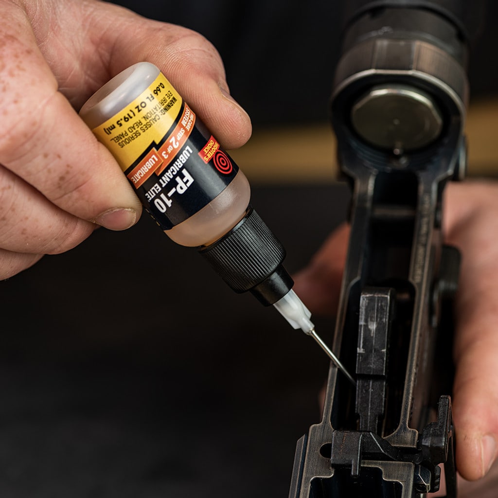 Shooter's Choice FP-10 Lubricant Elite CLP Bottle with Precision Applicator Tips
