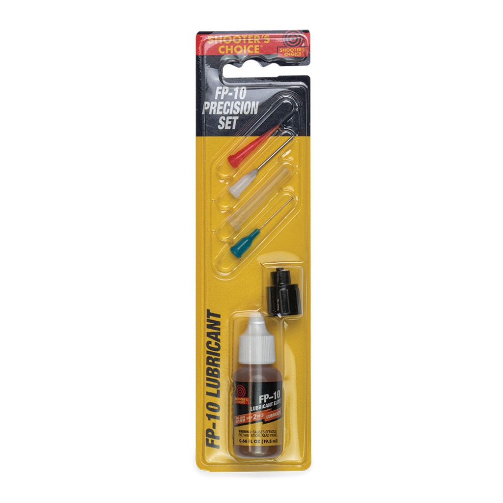 Shooter's Choice FP-10 Lubricant Elite CLP Bottle with Precision Applicator Tips