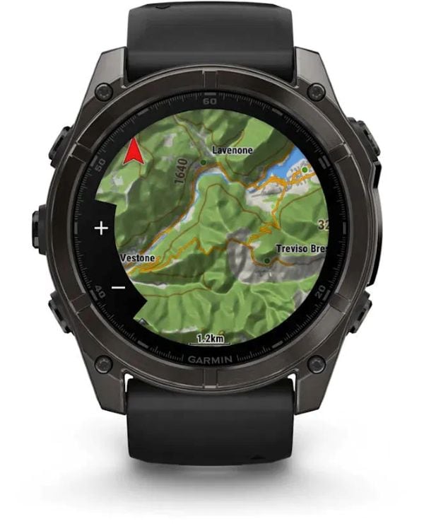 Garmin Fenix 8 51mm Almond, Sapphire Karbongrå