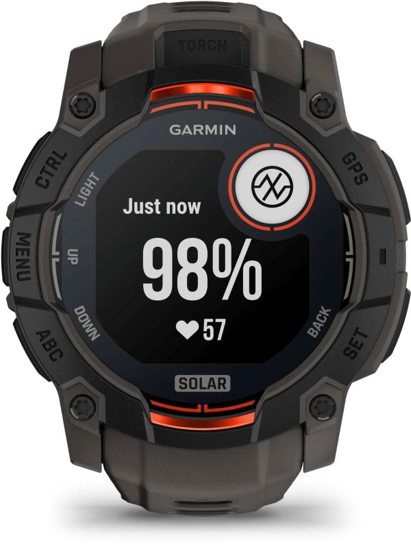 Garmin Instinct 3 50mm Solar, Black