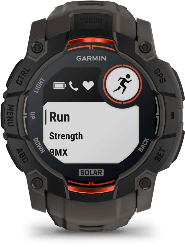 Garmin Instinct 3 50mm Solar, Black