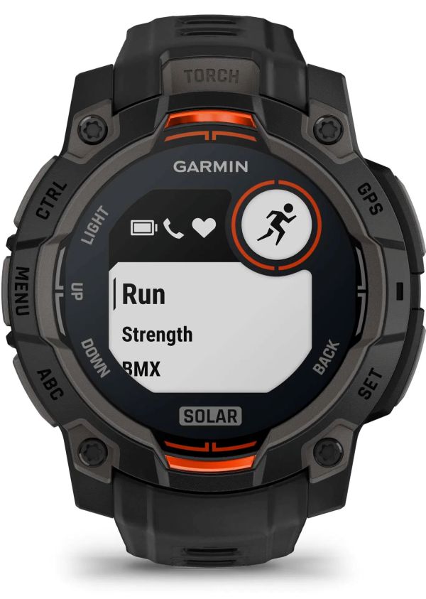 Garmin Instinct 3 45mm Solar, Black