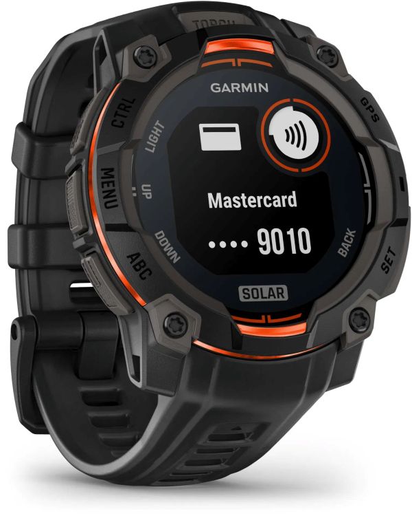 Garmin Instinct 3 45mm Solar, Black