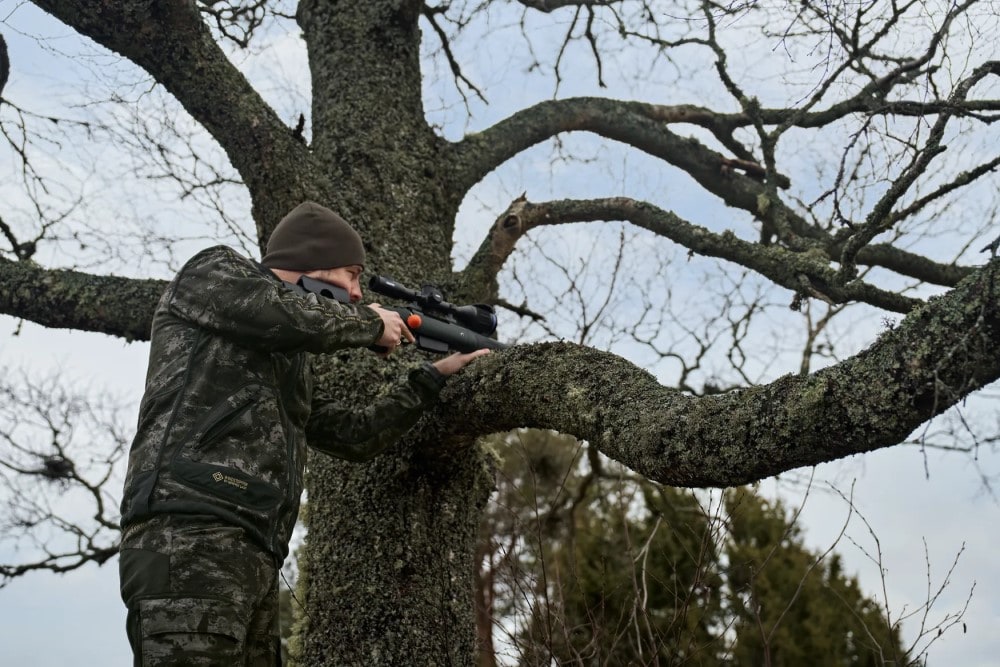 Härkila Kamko NOCTYX WSP Reversible Fleecejakke AXIS MSP Black/Wollow Green