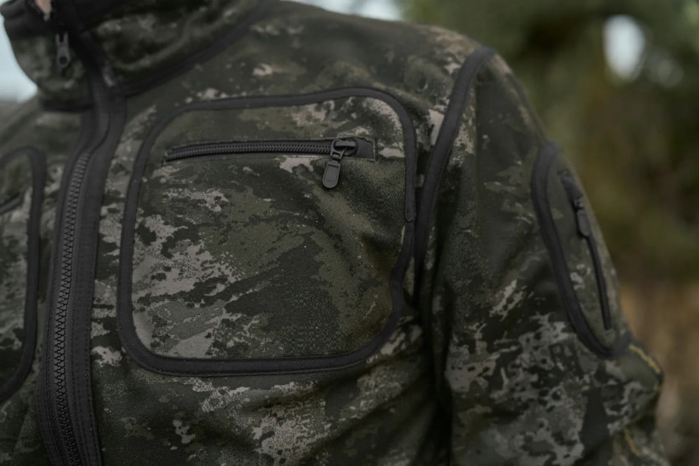 Härkila Kamko NOCTYX WSP Reversible Fleecejakke AXIS MSP Black/Wollow Green