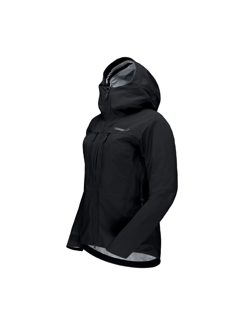 Norrøna trollveggen Gore-Tex Pro light Jacket (W) Caviar Black