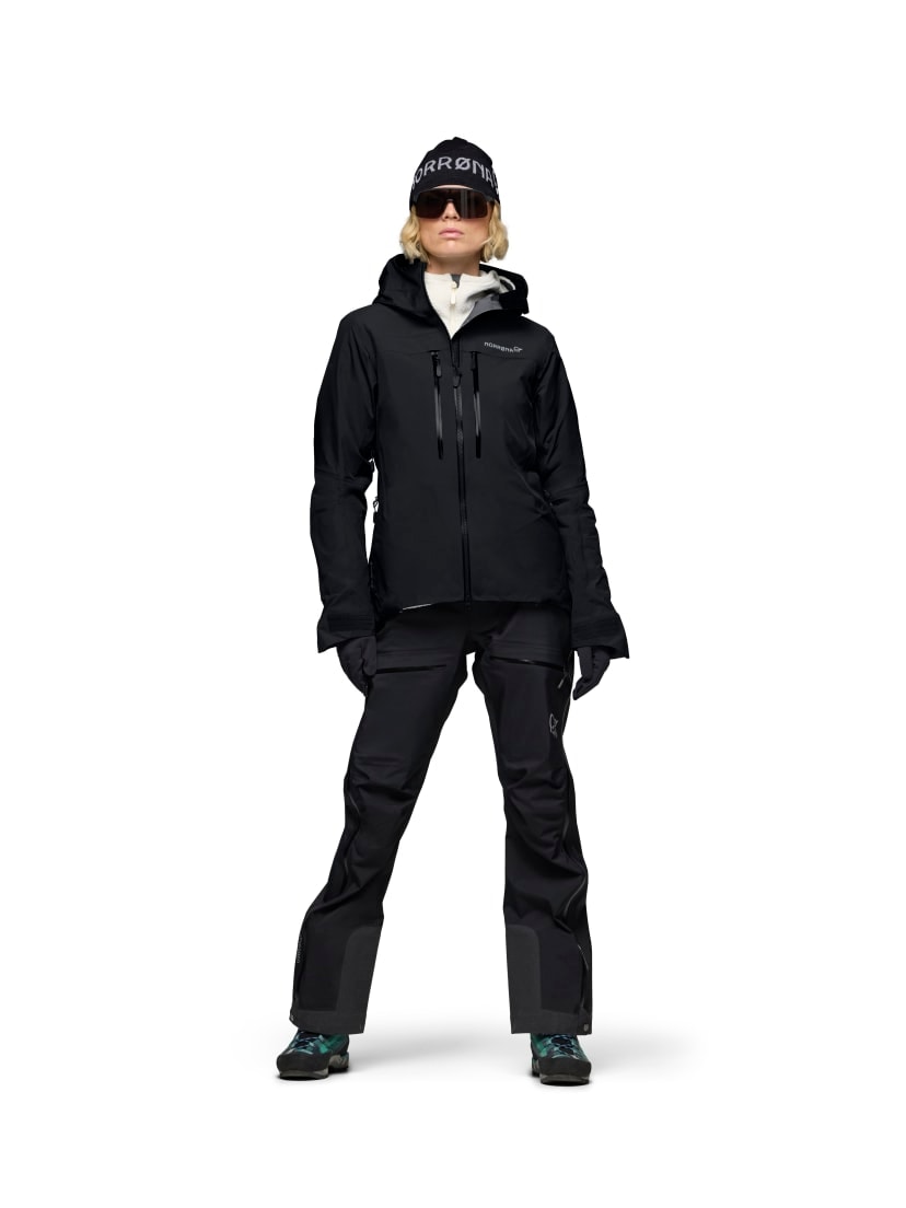 Norrøna trollveggen Gore-Tex Pro light Jacket (W) Caviar Black
