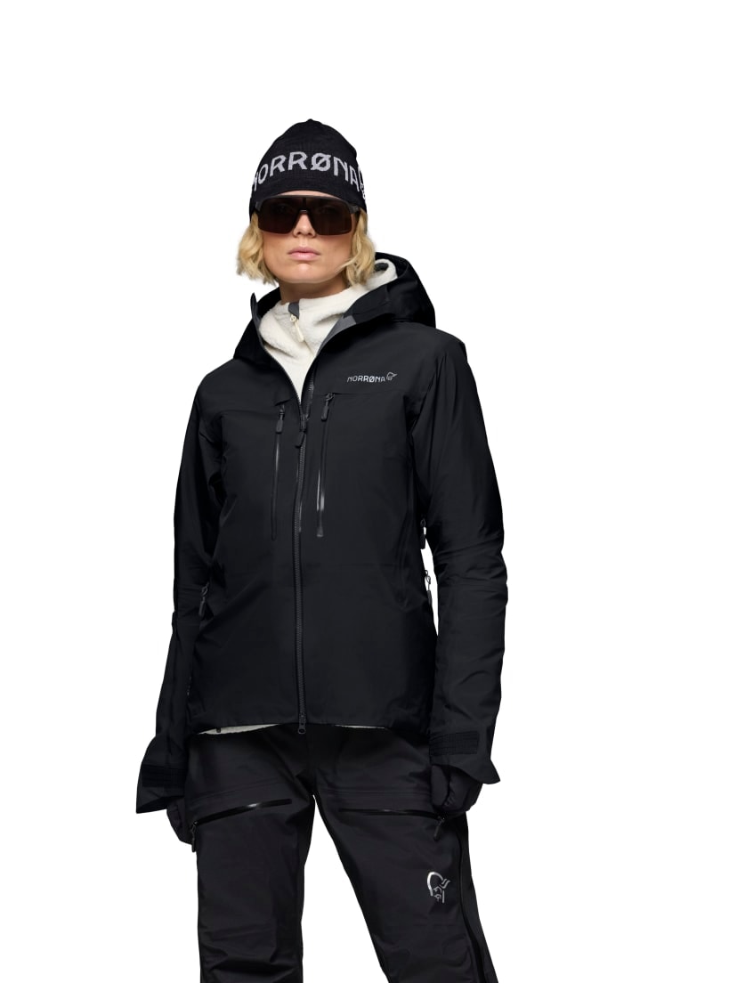 Norrøna trollveggen Gore-Tex Pro light Jacket (W) Caviar Black