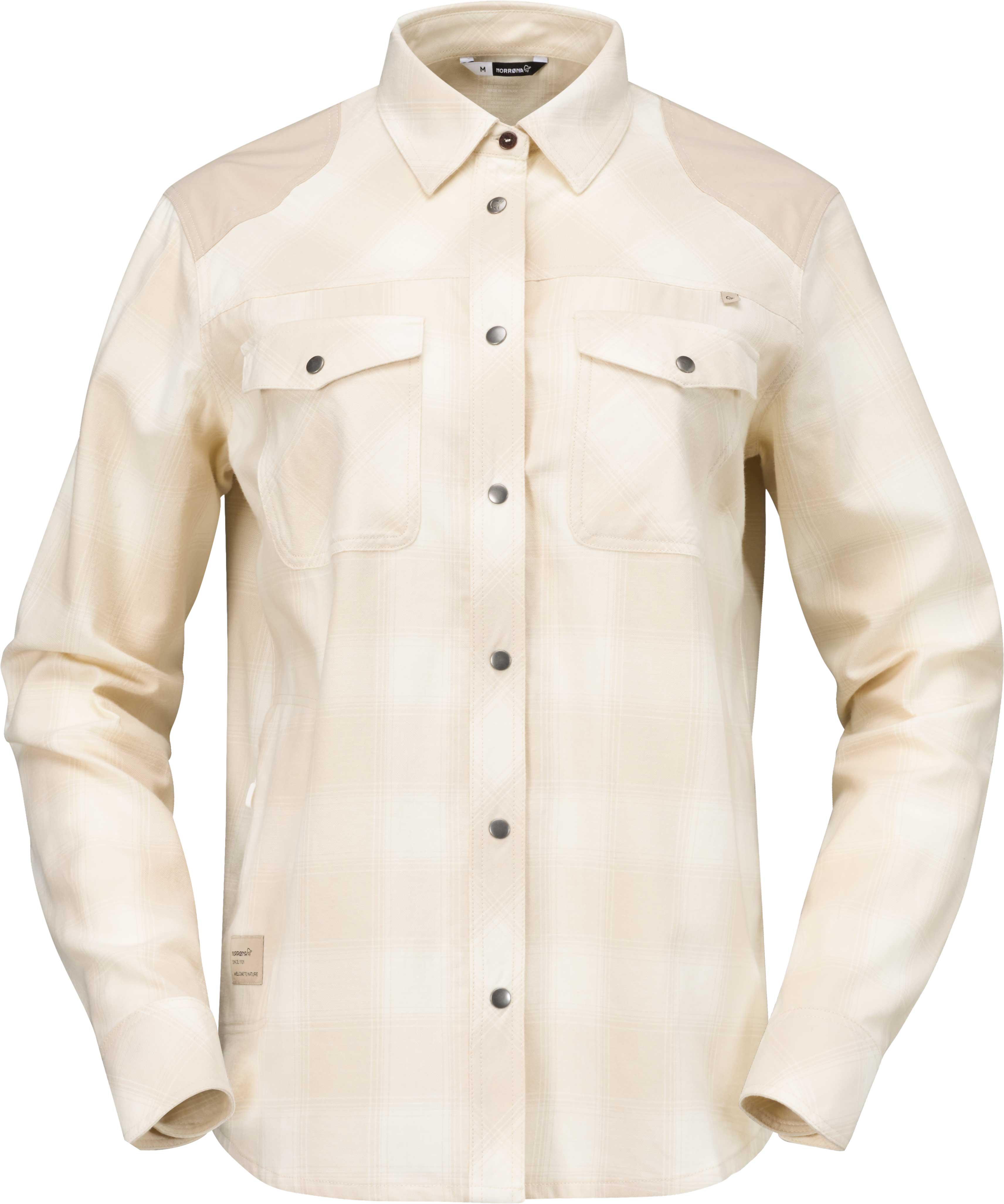 Norrøna femund flannel Shirt (W) Snow White