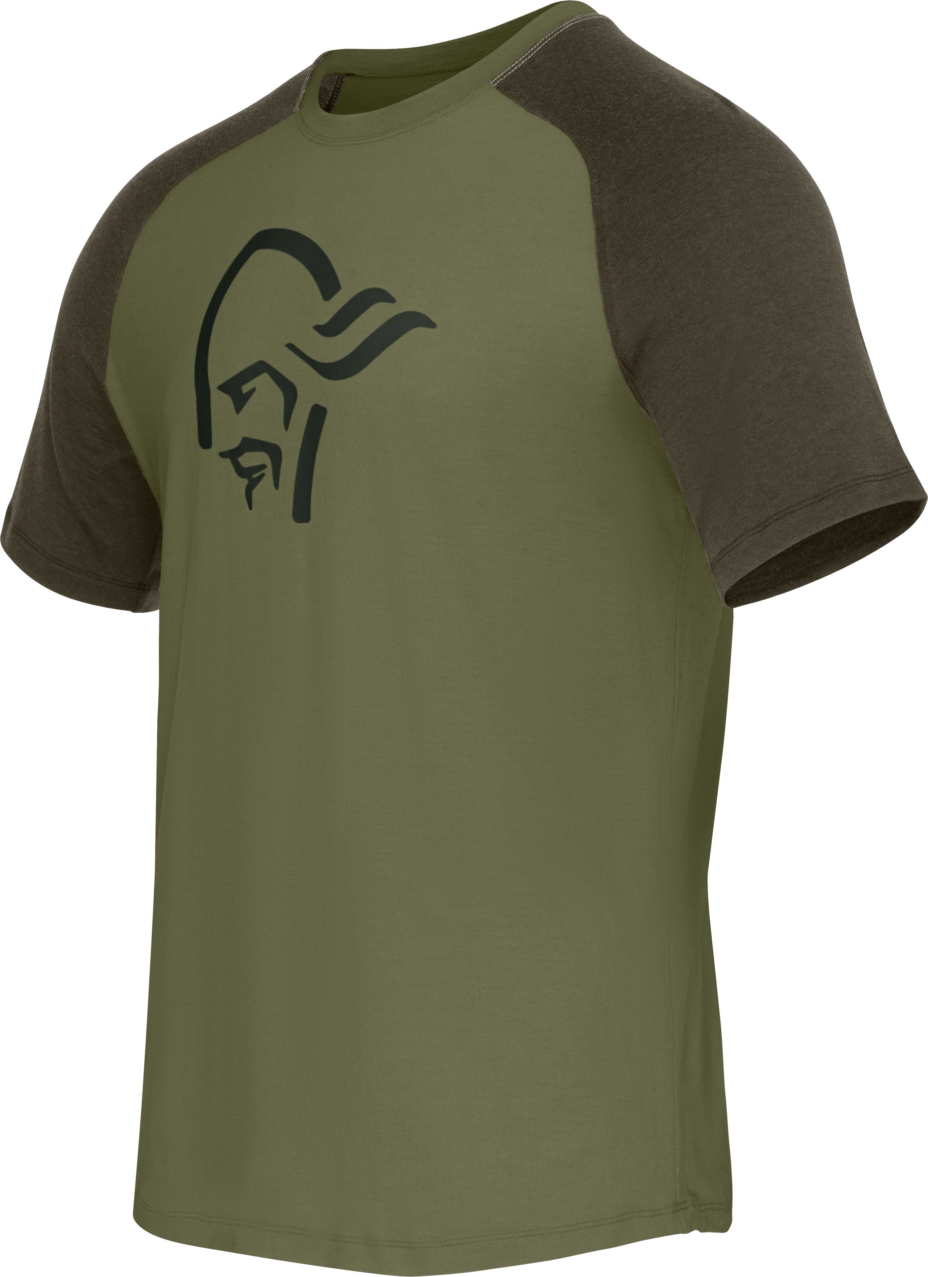 Norrøna Femund pureUll T-shirt (M) Loden Green
