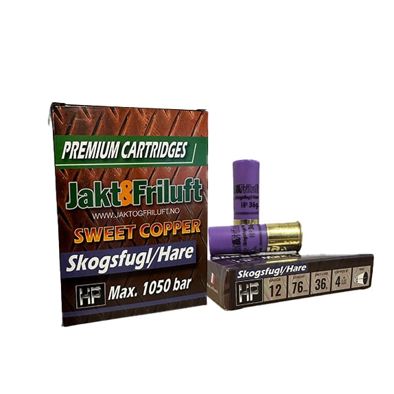 J&F Sweet Copper Skogsfugl/Hare 12/76 Nr 4 36gr 10pk