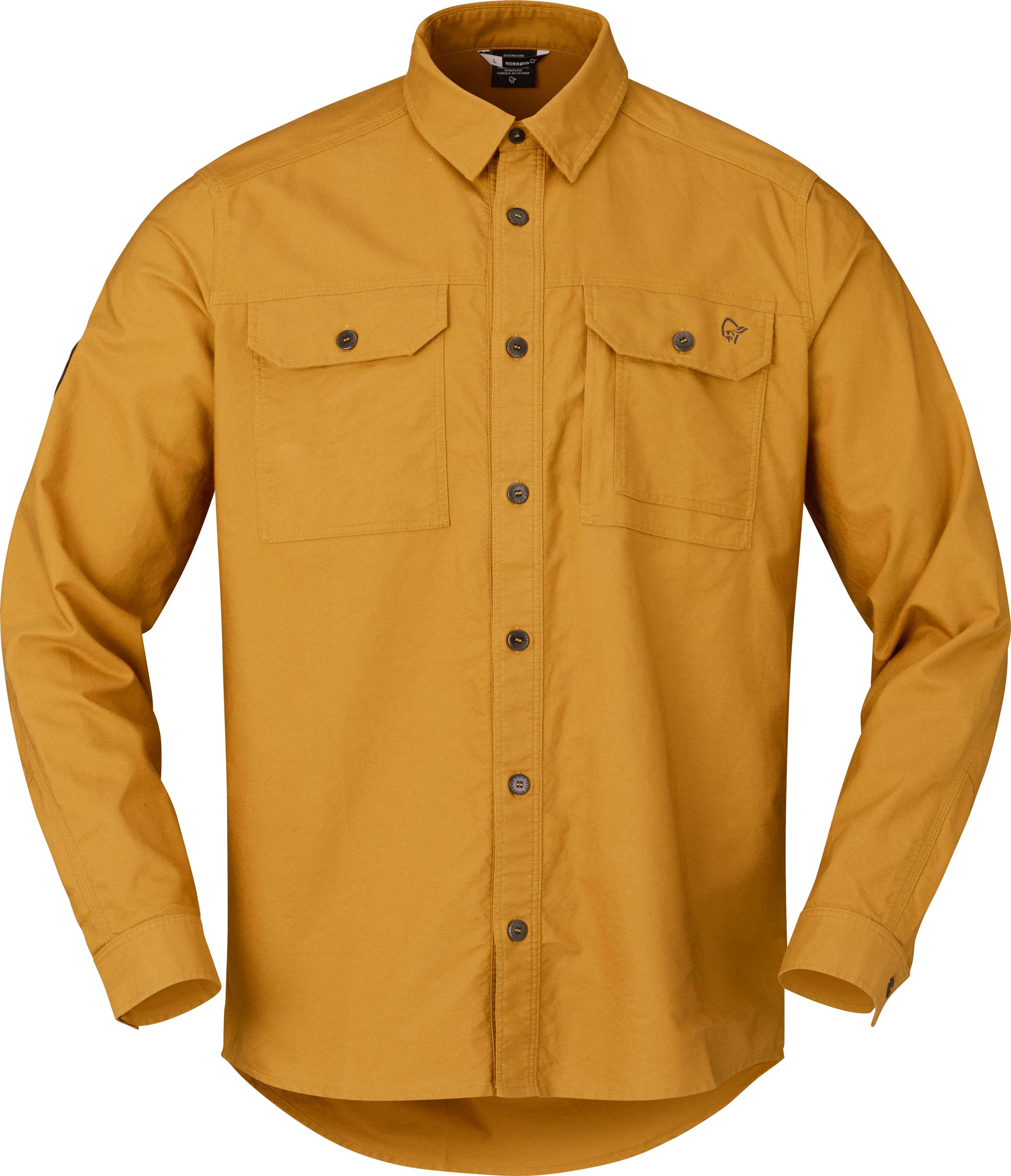 Norrøna femund Cotton Shirt (M) Camelflage