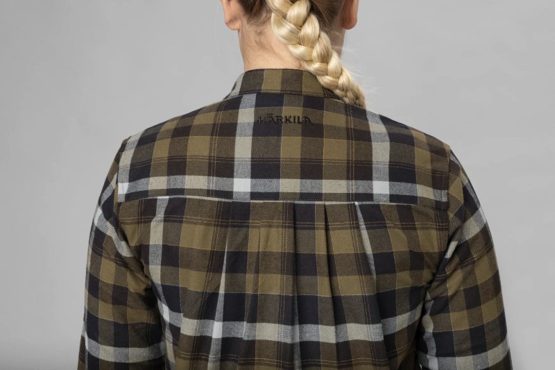 Härkila Akse L/S Skjorte Willow Green Check