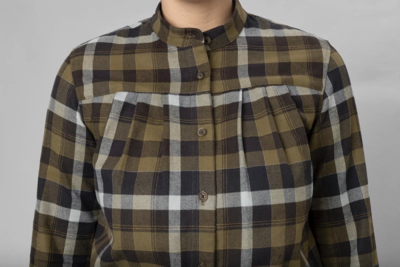 Härkila Akse L/S Skjorte Willow Green Check