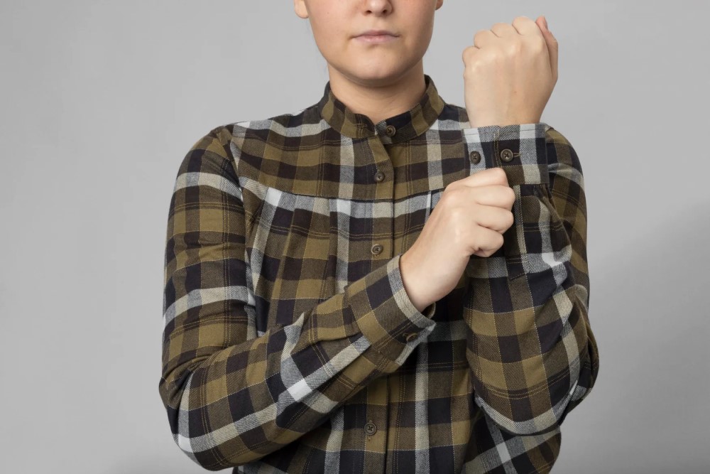 Härkila Akse L/S Skjorte Willow Green Check