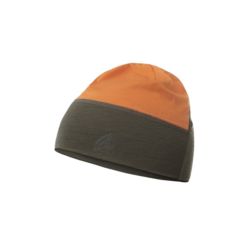 Aclima Lightwool 140 Hunting Beanie Tarmac/orange Tiger Onesize