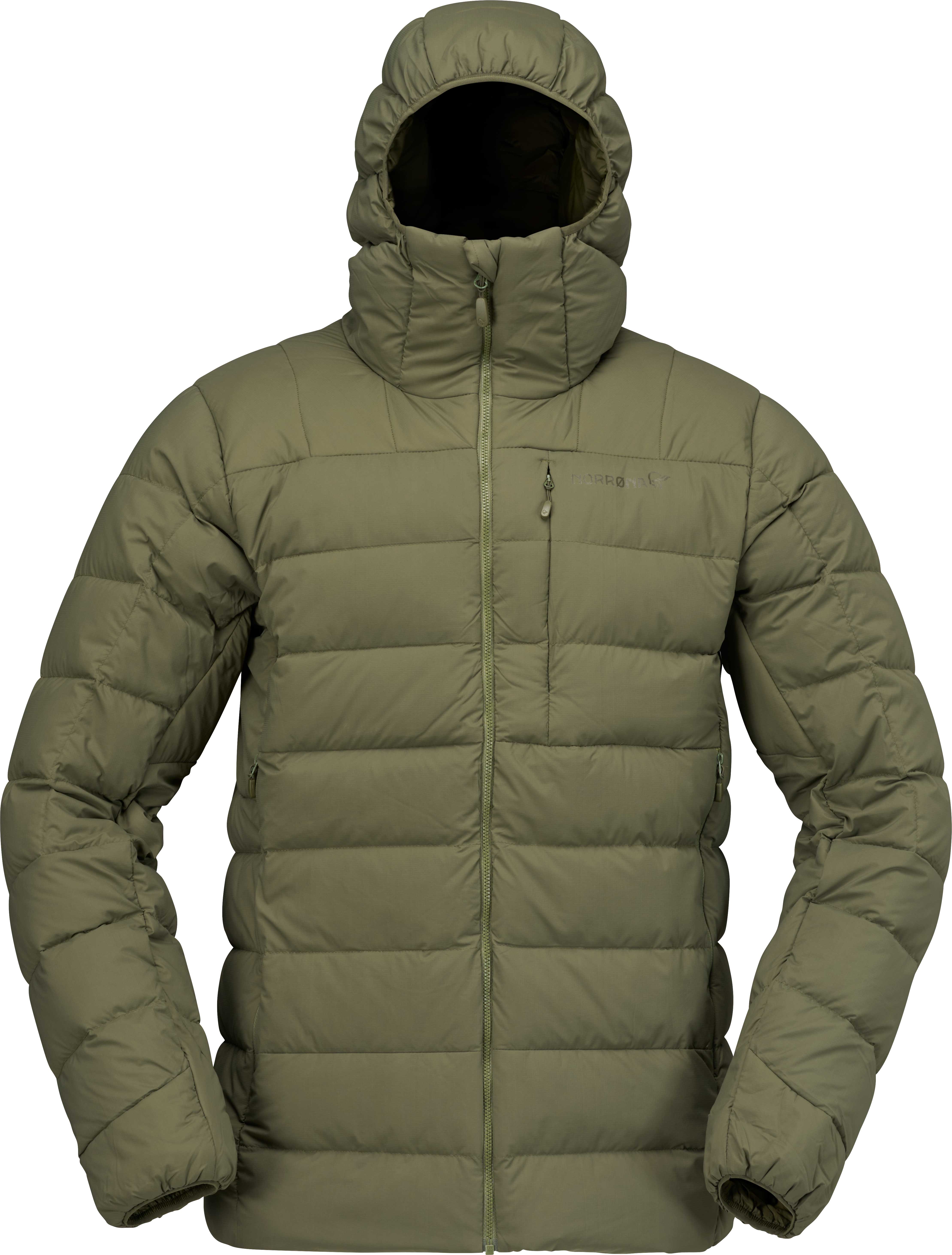 Norrøna Femund Down800 Zip Hood (M) Olive Night