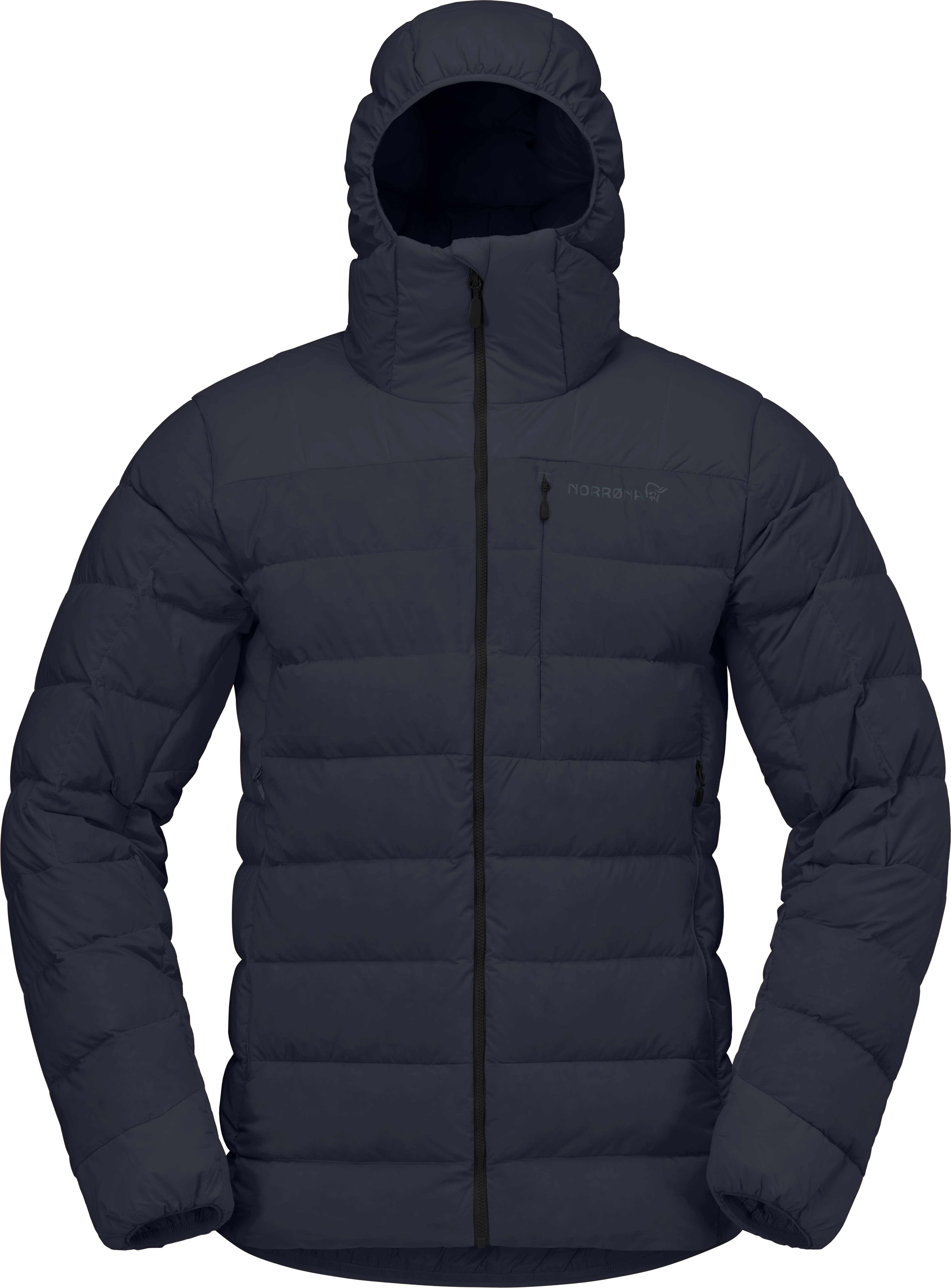 Norrøna Femund Down800 Zip Hood (M) Caviar Black
