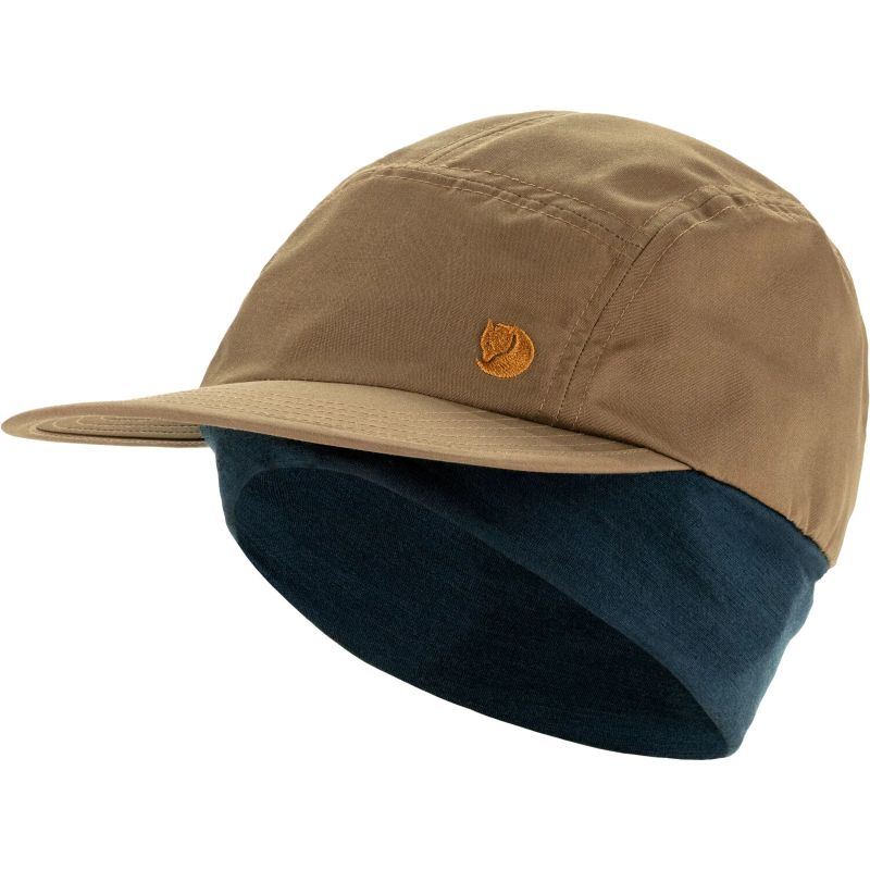 Fjällräven Bergtagen Mountain Cap Wood Brown - Dark Navy