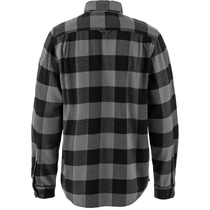 Fjällräven Övik Heavy Flannel Shirt M Black - Grey