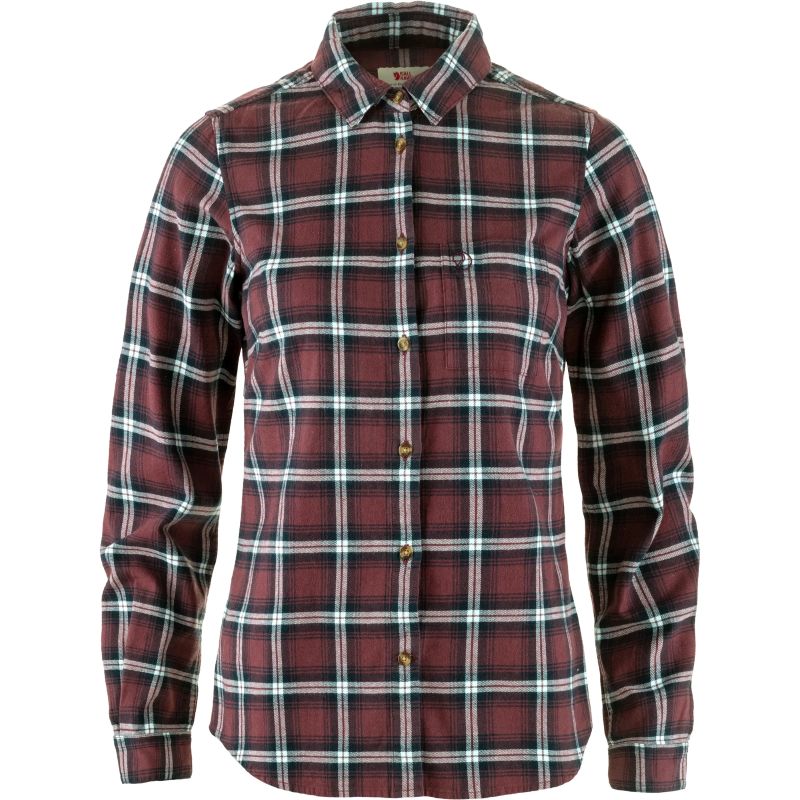 Fjällräven Övik Flannel Shirt W Port - Breeze Blue
