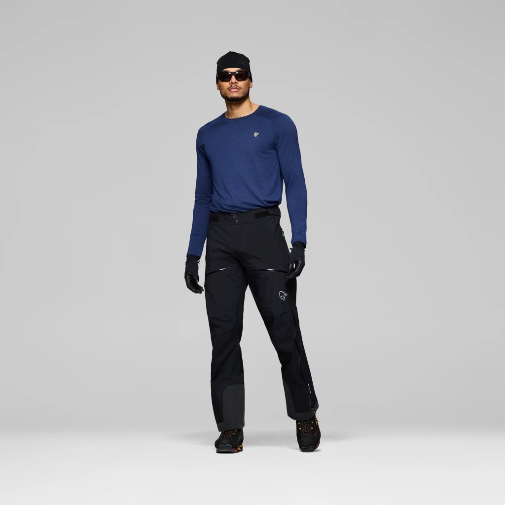 Norrøna trollveggen Gore-Tex Pro Light Pants (M) Caviar