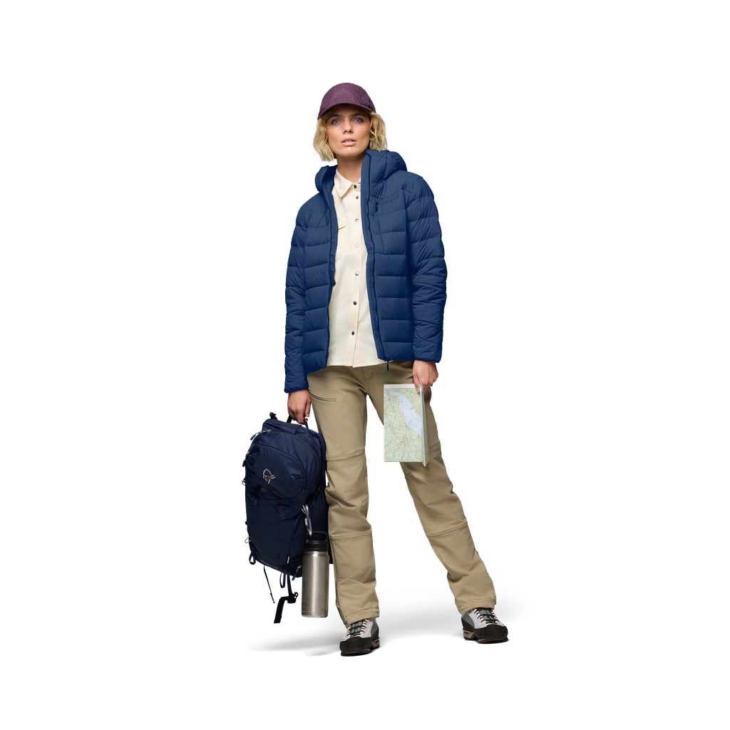 Norrøna Femund Down700 Zip Hood (W) Indigo Night