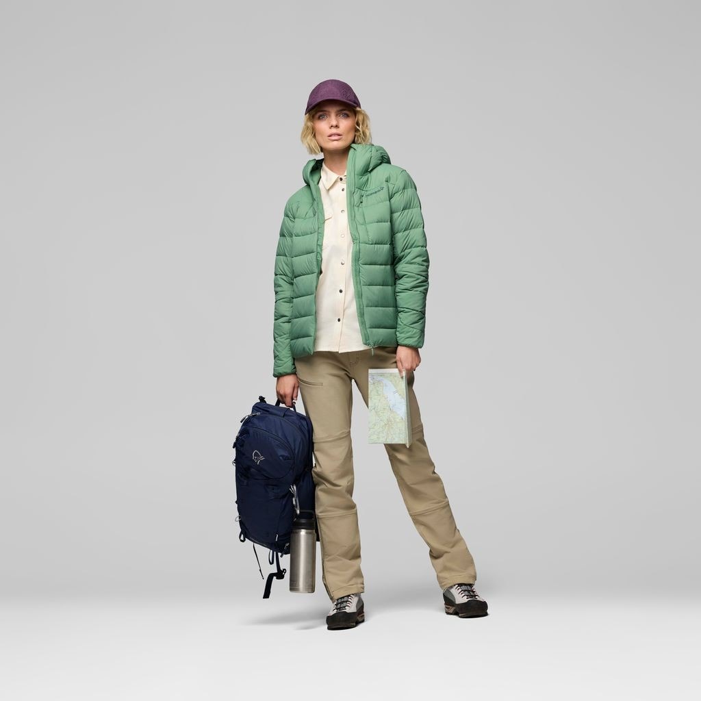 Norrøna Femund Down700 Zip Hood (W) Dark Ivy